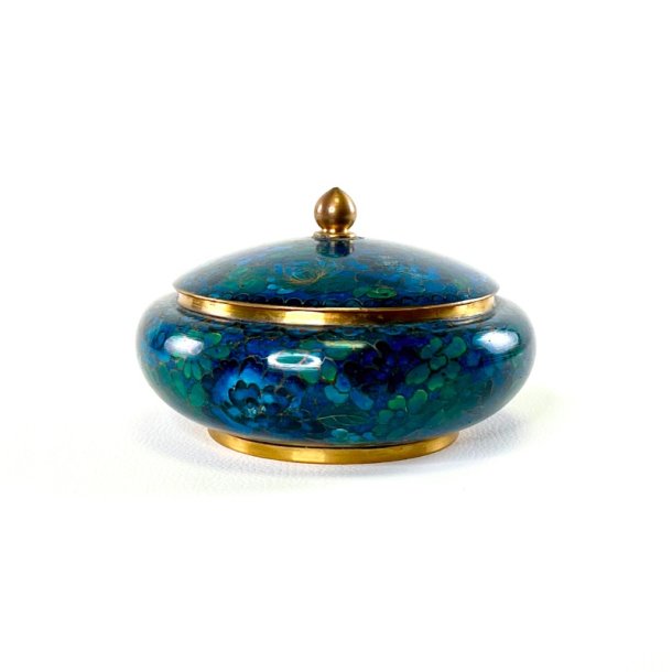 L�gkrukke - cloisonne, kinesisk i metal