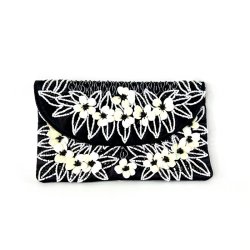 Clutch taske - perleborderet