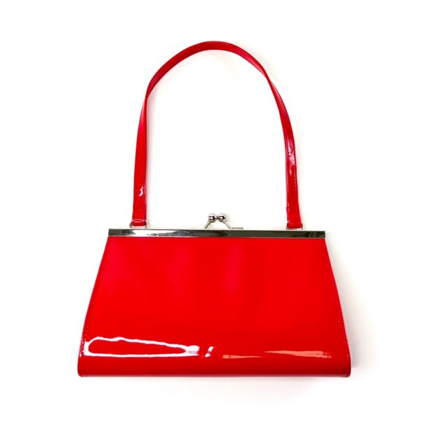 Clutch taske - r�d lak 