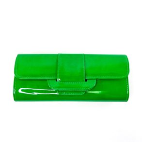 Clutch taske - gr�n lak 