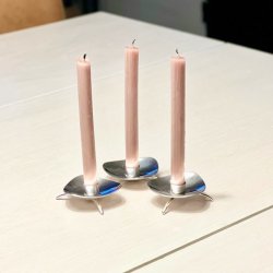 Cohr lysestage i slv til kertelys