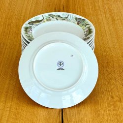 Fisketallerken med kant af fisk - Colditz