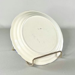 Tallerken/lille fad med bl� blomster