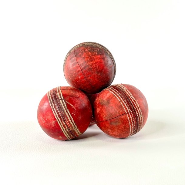 Cricket bolde (4 stk samlet) - antik leget�j