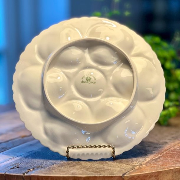 sterstallerken - Crown Devon, cremefarvet