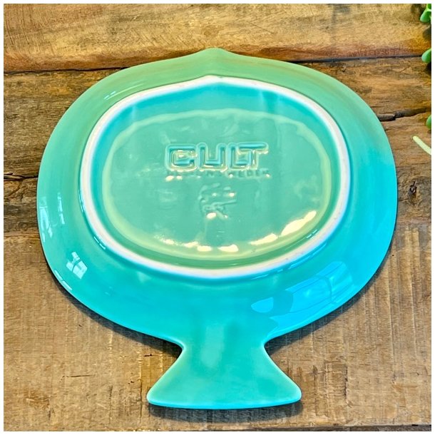 Keramik fiskefad - turkis