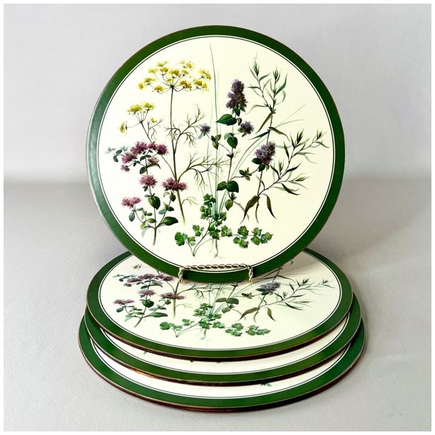 Dkkeservietter med kork (st a' 4 stk samlet)