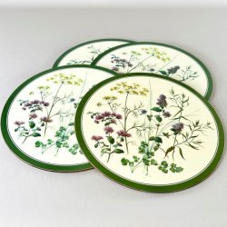 Dkkeservietter med kork (st a' 4 stk samlet)