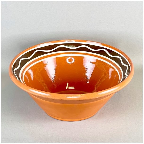 Lerfad - brndte farver