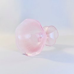 Dessertglas (st a' 4 stk) - fransk, pink