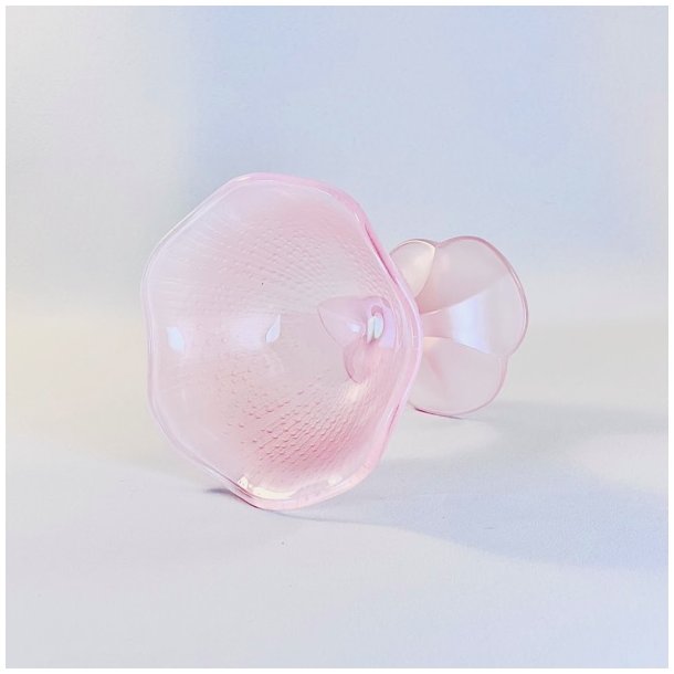 Dessertglas (st a' 4 stk) - fransk, pink