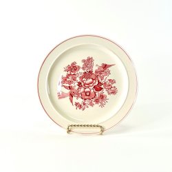 Tallerken dyb �23,5 - Gustavsberg Asiatic r�d