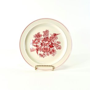 Tallerken dyb �23,5 - Gustavsberg Asiatic r�d