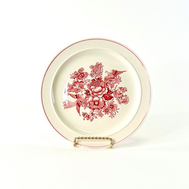 Tallerken dyb �23,5 - Gustavsberg Asiatic r�d
