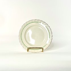 Tallerken, kage �15,5 - engelsk fajance, Grindley Cream Petal