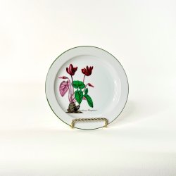 Kagetallerken (6 stk samlet) - h�ndmalet blomstermotiv