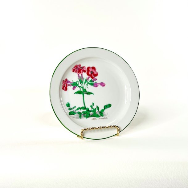 Kagetallerken (6 stk samlet) - h�ndmalet blomstermotiv