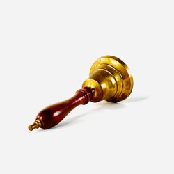 Klokke - messing, antik 