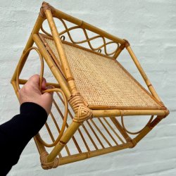 Hylde i bambus og flet 