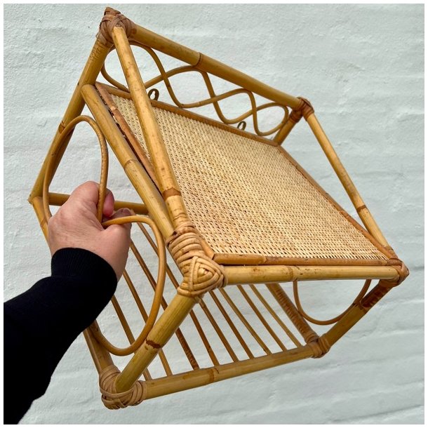 Hylde i bambus og flet 