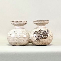 Dobbeltvase Lehmann keramik 