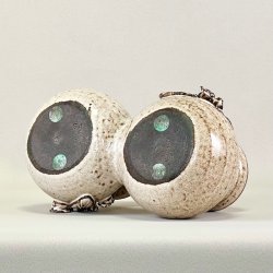 Dobbeltvase Lehmann keramik 