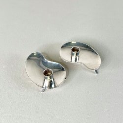 Lysestage til kertelys, drbeformet slv