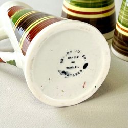 Salt, peber &amp; dressing st - Rhayader, Dragon Pottery 