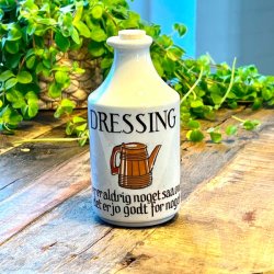 Knabstrup 'ordsprog' dressing flaske med prop