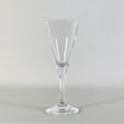 Champagneglas - sekskantet stilk