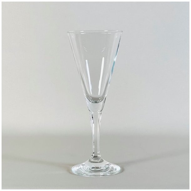 Champagneglas - sekskantet stilk