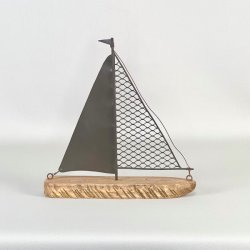 Sejlskib i drivtmmer og jern