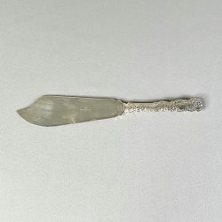 Vintage lagkagekniv - slvplet