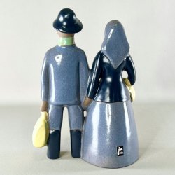 Elsi Bourelius figur i keramik - Udvandrerne  