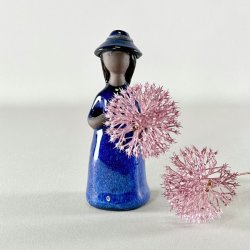 Elsi Bourelius kvindefigur i keramik - bl 