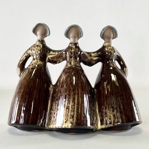 Elsi Bourelius figur i keramik - Tre Veninder  