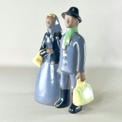 Elsi Bourelius figur i keramik - Udvandrerne  