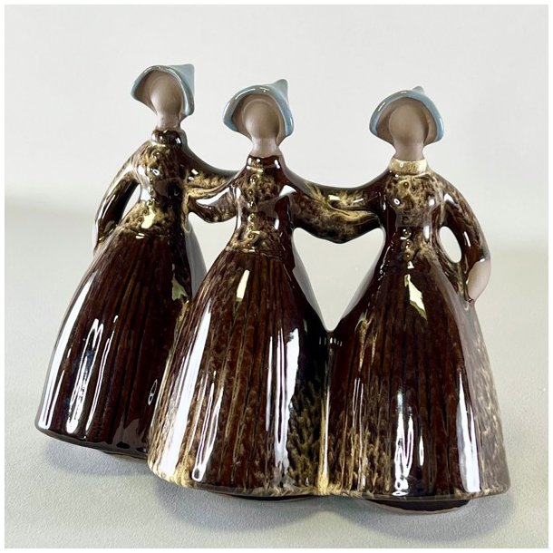 Elsi Bourelius figur i keramik - Tre Veninder  