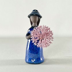 Elsi Bourelius kvindefigur i keramik - bl 