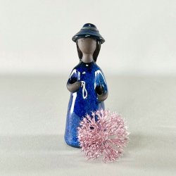 Elsi Bourelius kvindefigur i keramik - bl 