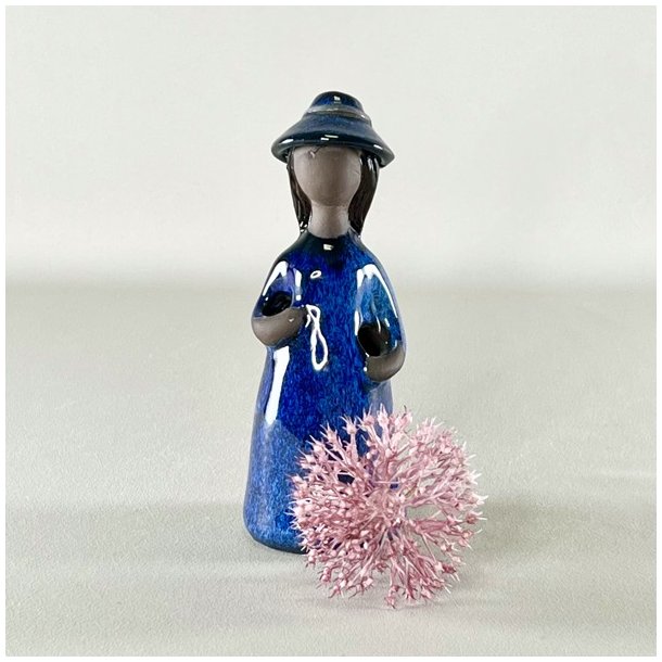 Elsi Bourelius kvindefigur i keramik - bl 