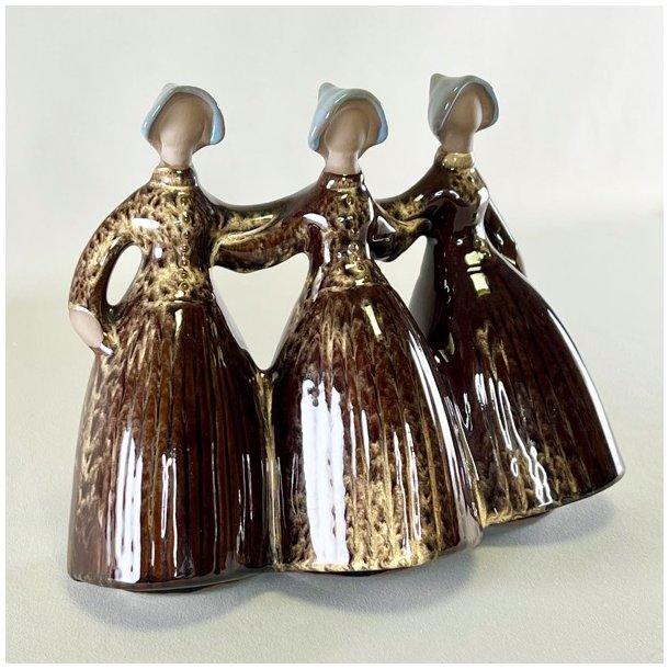 Elsi Bourelius figur i keramik - Tre Veninder  