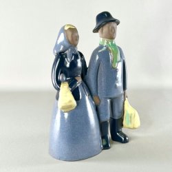 Elsi Bourelius figur i keramik - Udvandrerne  