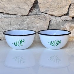 Emalje skl m/grnt blad