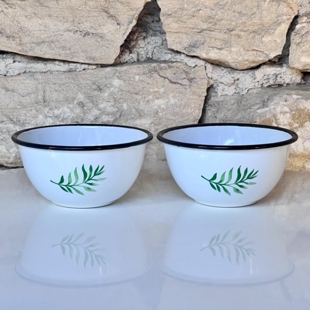 Emalje skl m/grnt blad