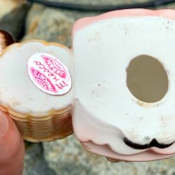 Enesco piger - salt/peber, vintage