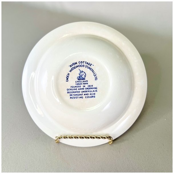 Morgenmadsskl - Engelsk porceln, Avon Cottage