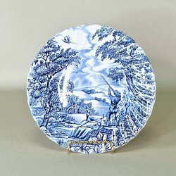 Tallerken 'Myotts The Hunter', engelsk Staffordshire porceln 