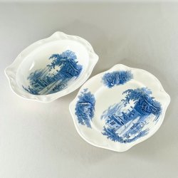 Serveringsst i 2 dele  - engelsk porceln, Haddon Hall 