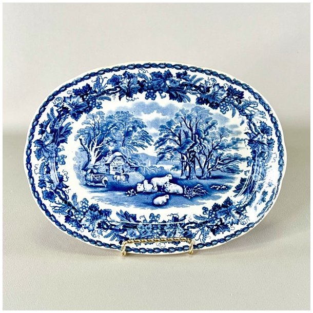 Serveringsfad lille - engelsk porceln, British Scenery